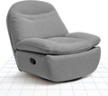 Fauteuil Relaxant Pivotant 360° FLEXISPOT XC6, Capacité 160Kg, Dossier Inclinable avec Repose-Pied, Gris Clair