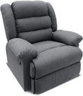 Fauteuil Relax Ergonomique Norton en Tissu Gris Élégant