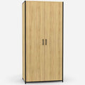 Armoire de rangement: avec rangement, avec Bibliothèque et étagère de rangements, 2 Portes, 80 cm, avec étagères