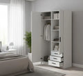 Dmora – 2 Portes, 99 × 50, blanc
