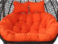 Balançoire Panier Suspendu Coussin De Siège Jardin Double: avec coussins