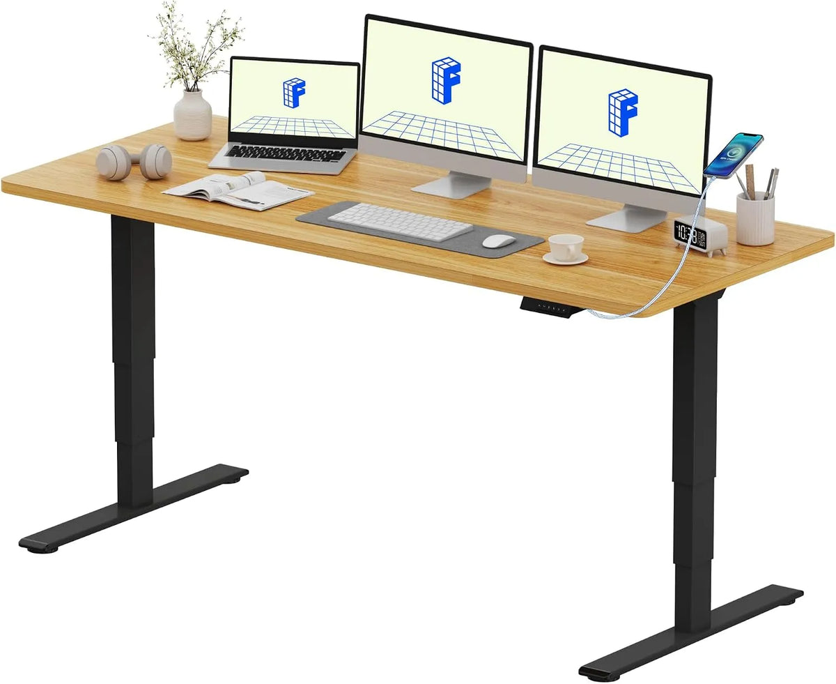 Bureau et table informatique — avec port USB, 3 Niveau ×, 180 × 80, 25mm, 4 M
