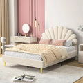 Lit Double 140 x 200 cm — pour enfant, 140 × 200 cm, revêtement en velours