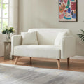 Maison pour animaux – en velours côtelé, avec accoudoirs, avec coussins, 2 Places, 132 × 70 × 80 cm, 320 kg, beige