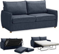Canapé convertible et canapé-lit – GRACE, revêtement en tissu, convertible, avec dossier, avec coussins, 2 Places, 170 × 90 × 75cm, pliable