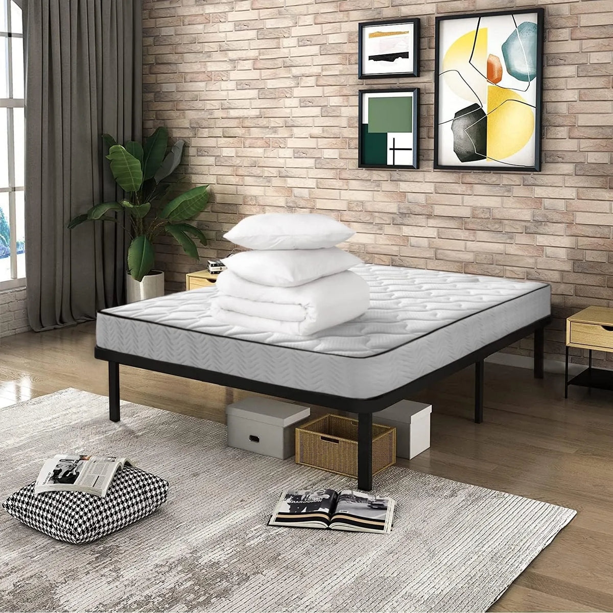 Matelas: 140 × 190, 200 × 240, 60 × 60, noir