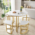 Chaise: MDF, blanc, revêtement en velours