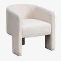 Fauteuil et chaise rembourrée en Peau de Mouton Xastru